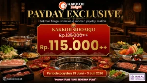 Promo Payday Kakkoii Budget Sidoarjo mulai Rp115.000++